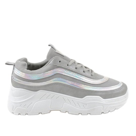 Grå kvinnors sportskor AA8