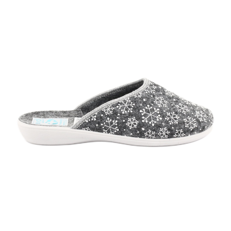 Adanex tofflor för snöflinga 24215 vit grå