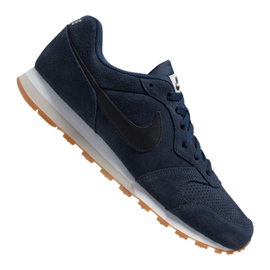 Nike Md Runner 2 Suede M AQ9211-401 sko marinblå