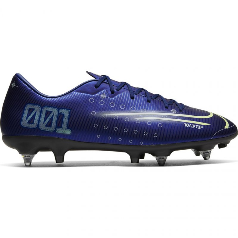 Nike Mercurial Vapor 13 Academy Mds SG-PRO M CJ9986-401 fotbollsskor blå marinblå