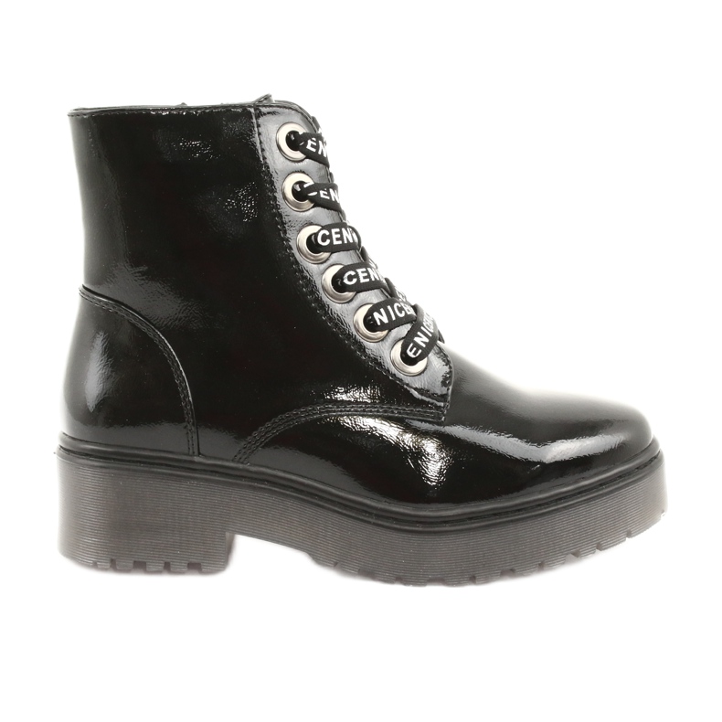 Snöriga stövlar Sergio Leone 726 snörda svart