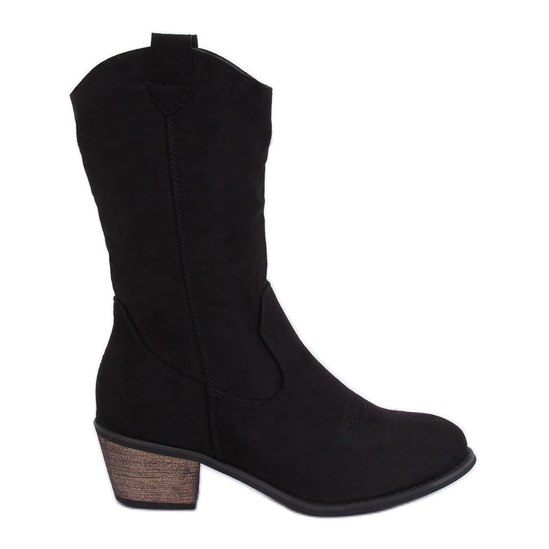 Svarta CM-9M1-1 Svarta cowboystövlar