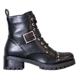 Seastar Arbetare med dekorativt spänne svart