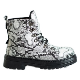 SHELOVET Snörskor vit mångfärgad