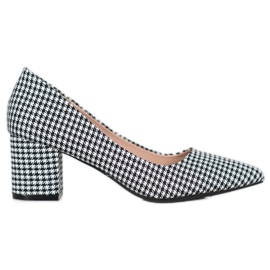 Seastar Pumpar Pepitka vit svart