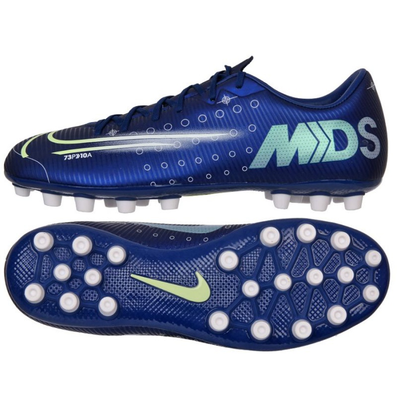 Nike Mercurial Vapor 13 Academy Mds Ag M CJ1291-401 fotbollsskor marinblå marinblå