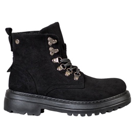 SHELOVET Snörskor svart