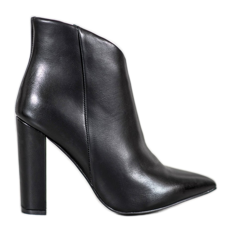 Seastar Eleganta stövlar på en stolpe svart