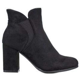 Marquiz Slip-on mocka stövlar svart