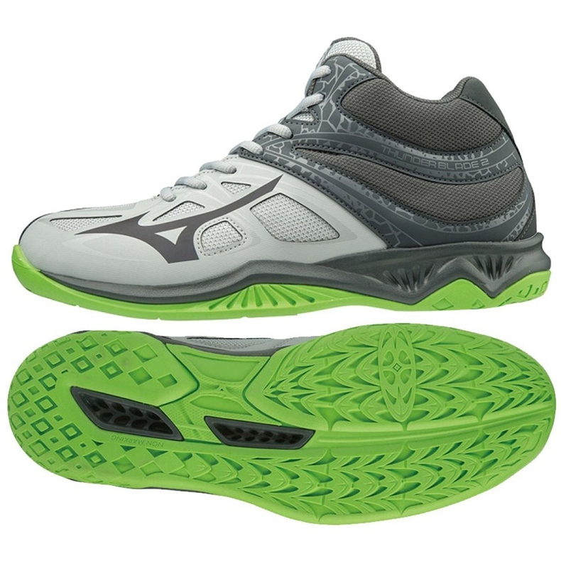 Skor Mizuno Thunder Blade 2 Mid M V1GA197537 grå grå