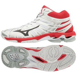 Skor Mizuno Wave Voltage Mid M V1GA196508 vit vit