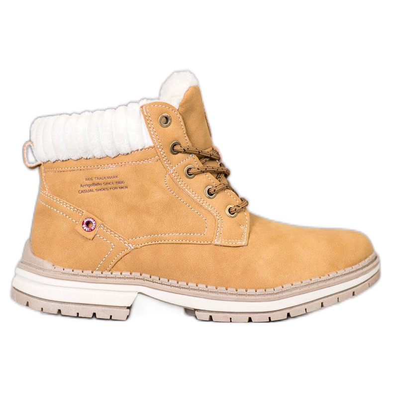 Arrigo Bello Moderiktiga fällare gul