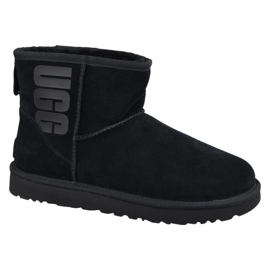 Ugg Classic Mini Rubber Logo W 1108231-BLK svart