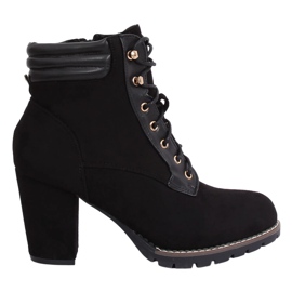 Svarta höga klackar 995-37 Svart