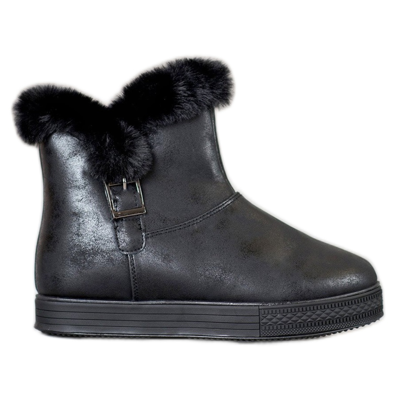 SHELOVET Stövlar med dragkedja svart