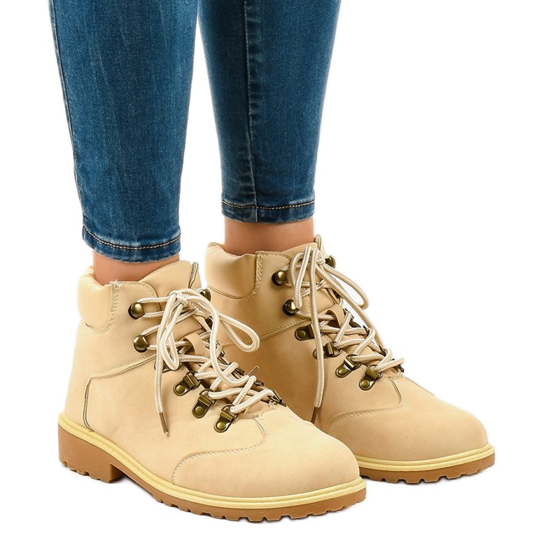 Beige vandringsskor utan isolering XDS1702