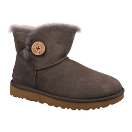 Ugg Mini Bailey Button Ii W 1016422-MOLE skor brun