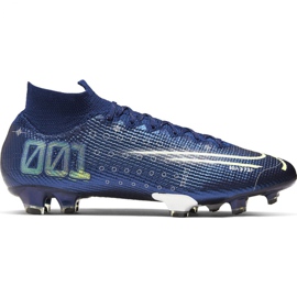 Nike Mercurial Superfly 7 Elite Mds Fg M BQ5469 401 fotbollsskor blå blå