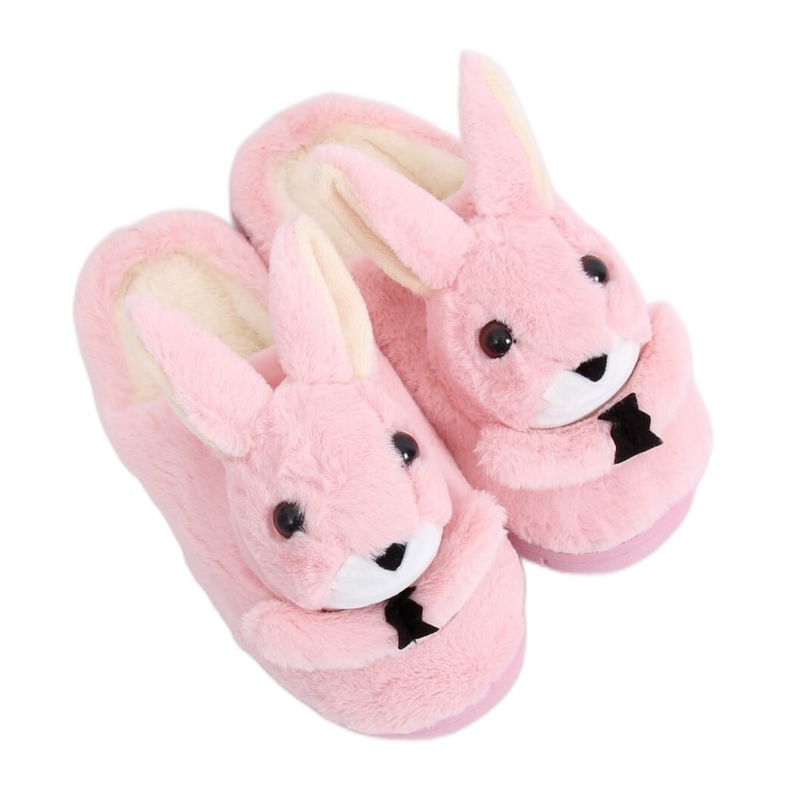 Dam tofflor kaniner ljusrosa MA17 Rosa
