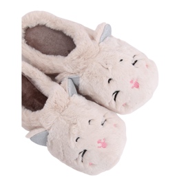 Dam beige tofflor MA16 Milk White