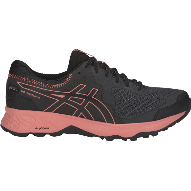 Asics Gel-Sonoma 4 G-TX W 1012A191-020 löparskor svart rosa