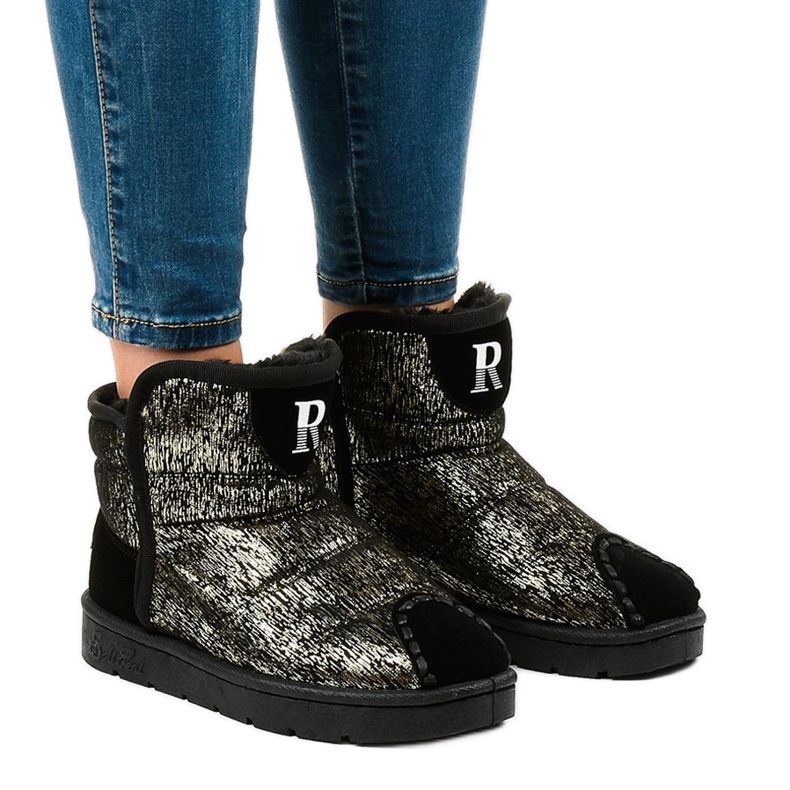 Golden Eskimo isolerad emu FC232-17 svart gul