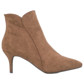 Kylie Mockaskor på hög klack brun