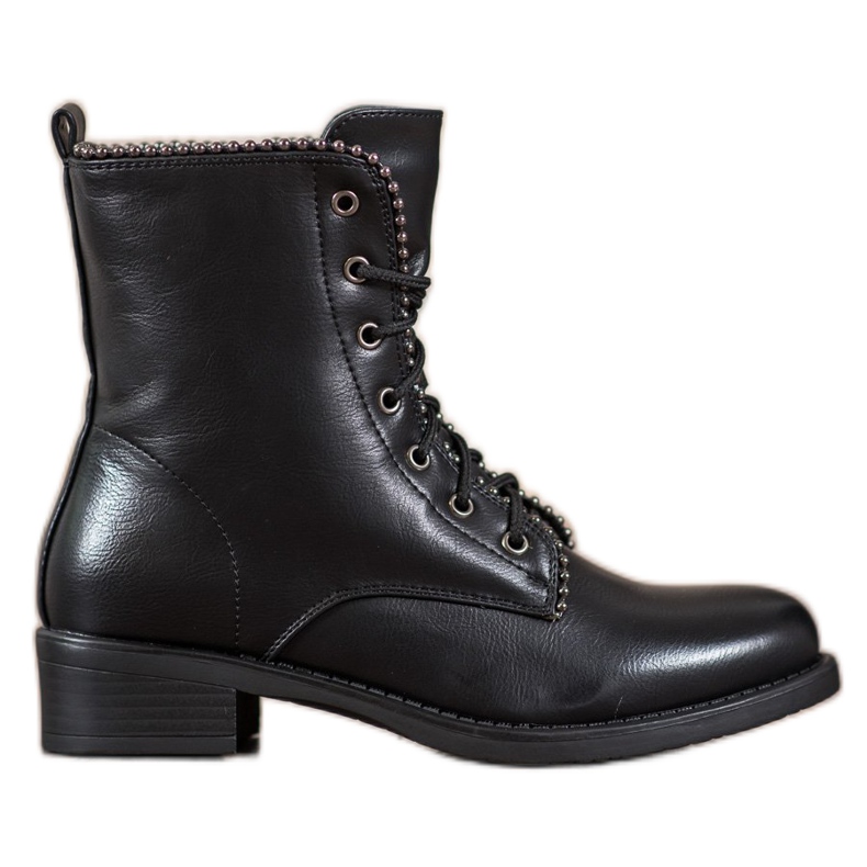 Janessa Klassiska snörskor svart