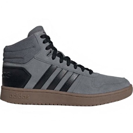 Adidas Hoops 2.0 Mid M EE7367 skor grå