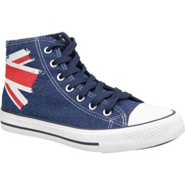 Lee Cooper High Cut 1 LCWL-19-530-041 skor blå