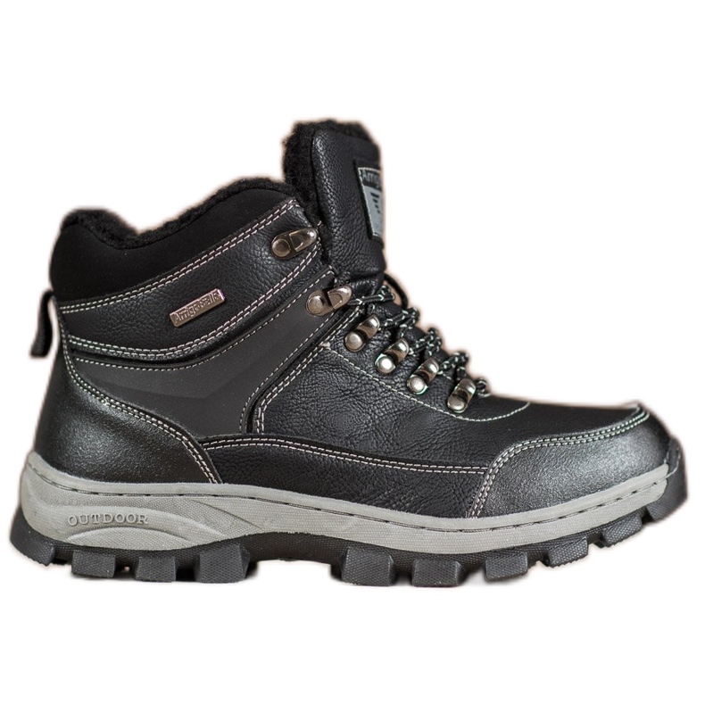 Arrigo Bello Snöriga vinterstövlar svart