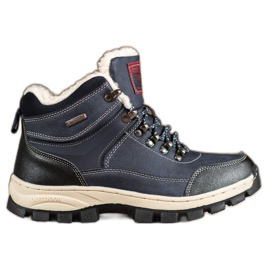 Arrigo Bello Snöriga vinterstövlar blå