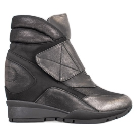 Sergio Leone Kardborreband Sneakers grå