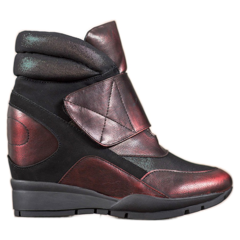 Sergio Leone Kardborreband Sneakers röd