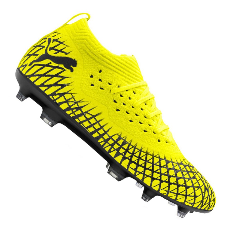 Fotbollsskor Puma Future 4.2 Netfit Fg / Ag M 105611-03 gul gul