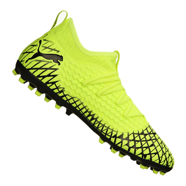 Fotbollsskor Puma Future 4.3 Netfit Mg M 105684-03 gul gul
