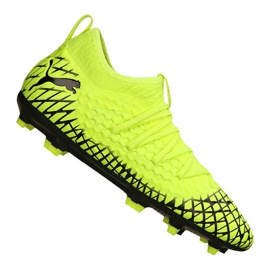 Puma Future 4.3 Netfit Fg / Ag Jr 105693-03 fotbollsskor mångfärgad gul