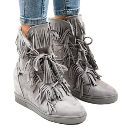 Grå sneakers H6301A-26