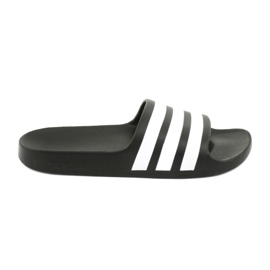Adidas Adilette Aqua K Jr F35556 tofflor vit svart