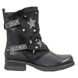 Super Mode Dekorerade arbetare svart