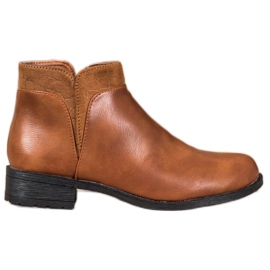 Small Swan Casual kamel stövlar brun