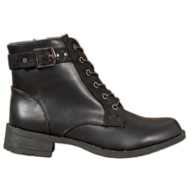 Small Swan Klassiska snörskor svart