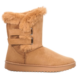 SHELOVET Varma snöskor brun