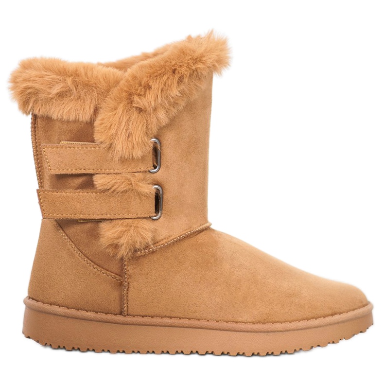 SHELOVET Varma snöskor brun