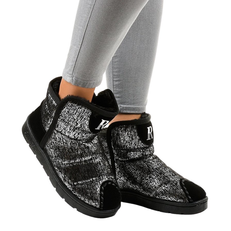 Silver Eskimo stövlar med emu FC232-19 grå