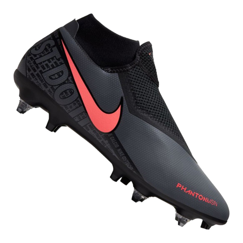 Nike Phantom Vsn Academy Df SG-Pro Ac M BQ8845-080 fotbollsskor blå svart