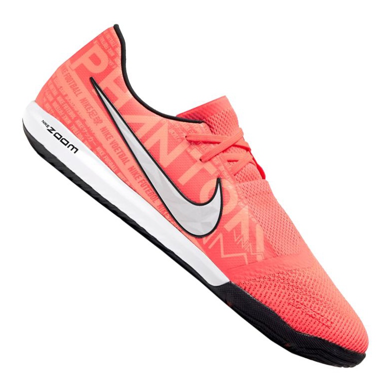 Nike Zoom Phantom Vnm Pro Ic M BQ7496-810 fotbollsskor apelsiner och röda