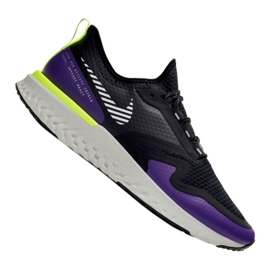 Löparskor Nike Odyssey React 2 Shield M BQ1671-002 svart violett mångfärgad
