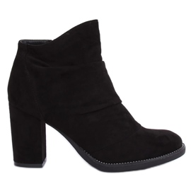 Svart FA177 Svarta höga klackar