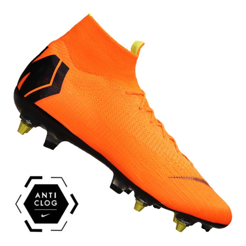 Nike Superfly 6 Elite Sg Pro Ac M AH7366-810 fotbollsskor orange orange